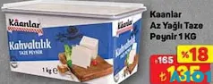 KAANLAR AZ YAĞLI TAZE PEYNİR 1 KG